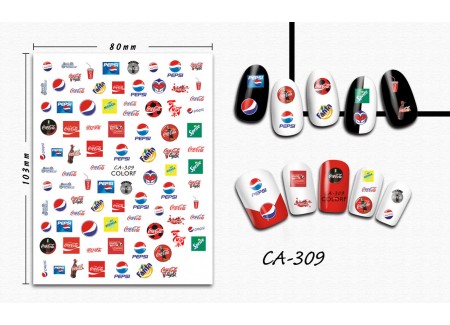 3D Nail Stickers - CA-309